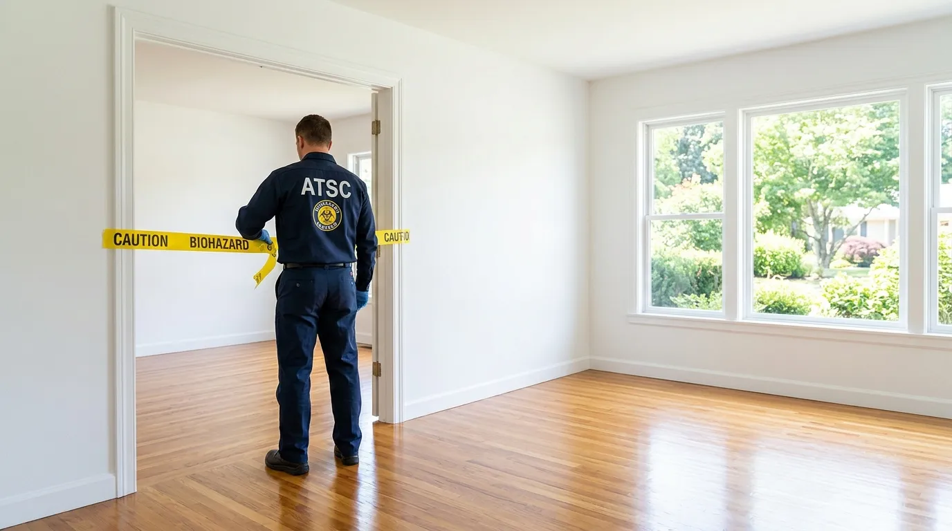 Certified biohazard cleanup crew performing Crime Scene Cleanup in Soledad